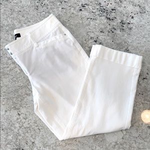 WHBM White Crop Pant 2
